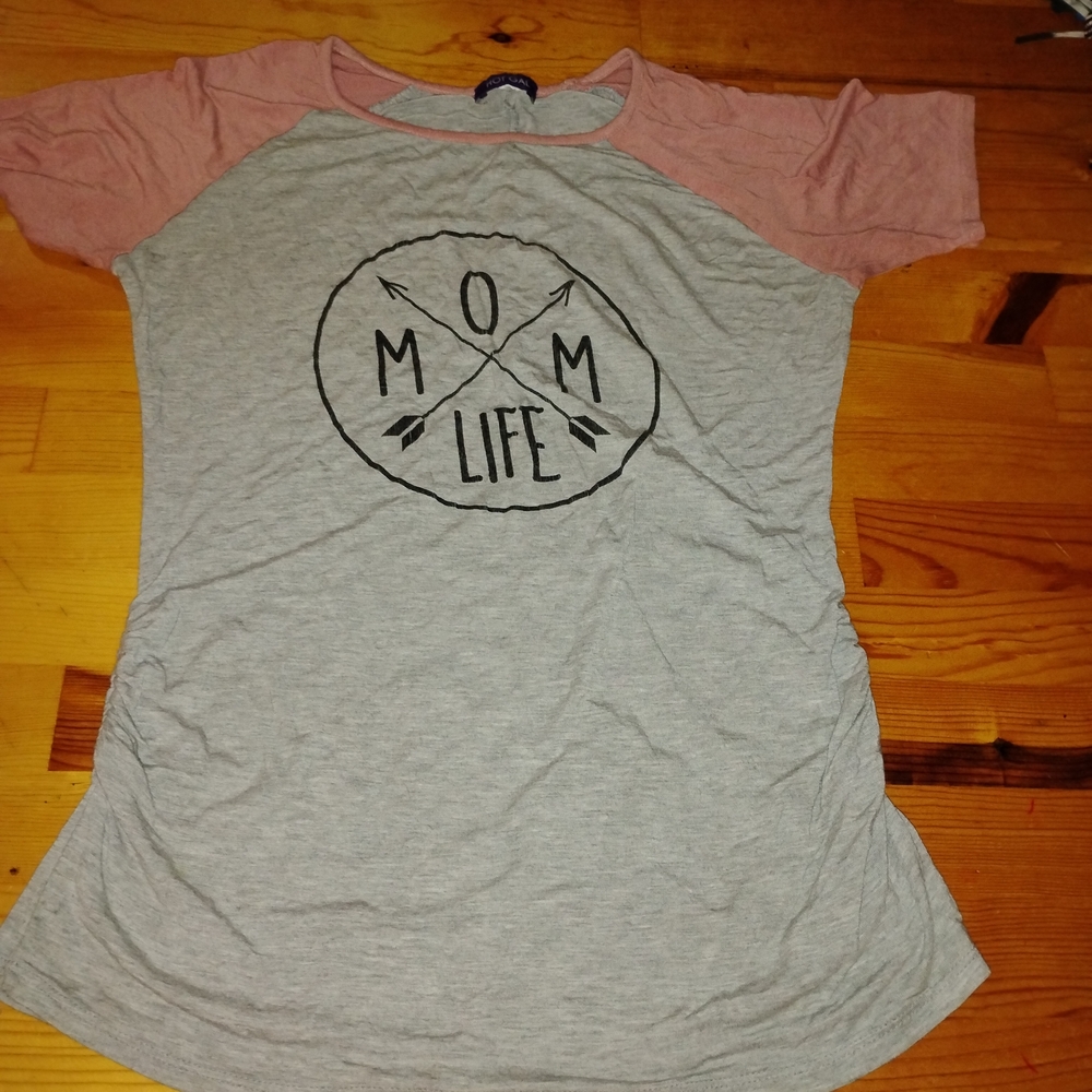 Hot Gal Gray and Pink Tee